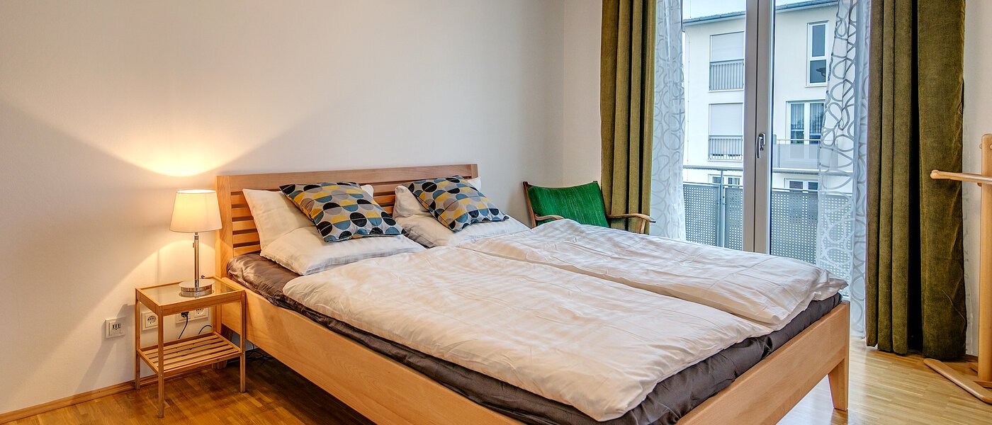 roof terrace apartment München Nymphenburg 01 sleeping area 9208