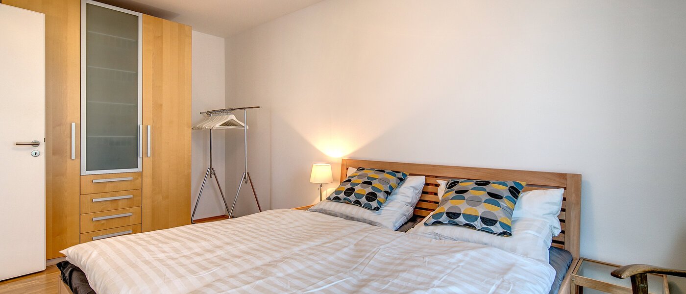 roof terrace apartment München Nymphenburg 04 sleeping area 9208