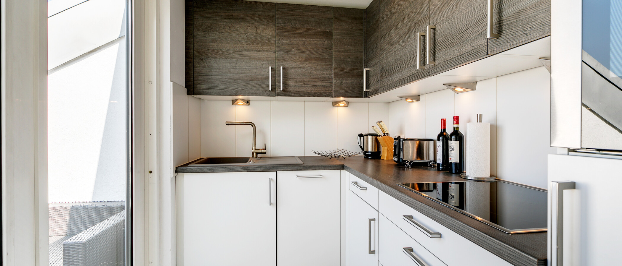 roof terrace apartment München Sendling-Westpark 01 kitchen 9220