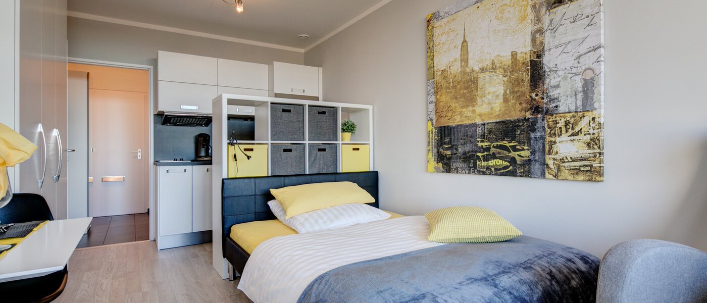 studio München Haidhausen 01 sleeping area 9226