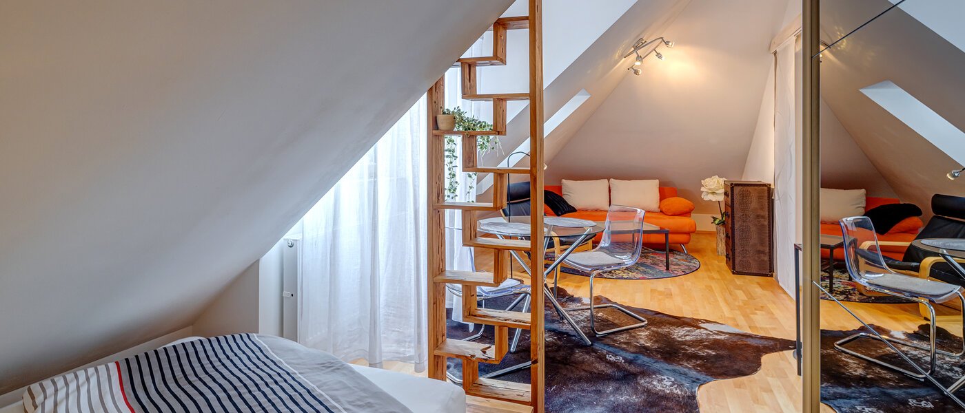 attic apartment München Trudering 03 sleeping area 9309