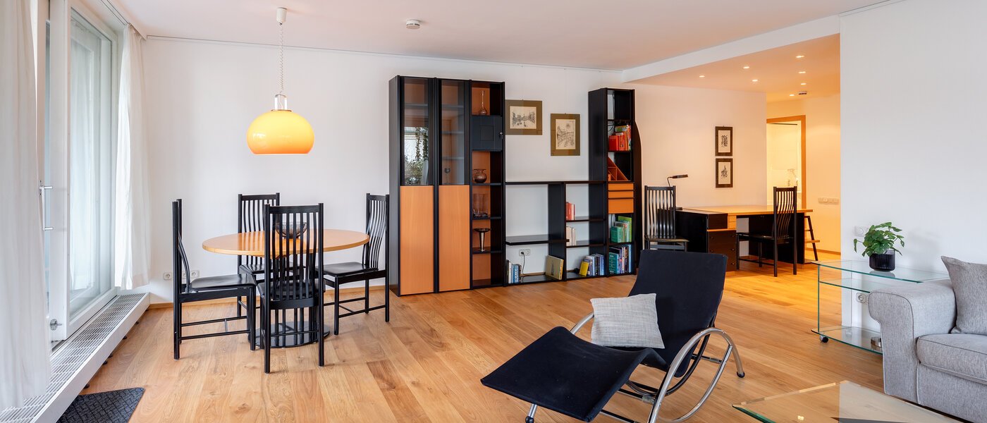 apartment München Schwabing - Alte Heide 04 living area 9368