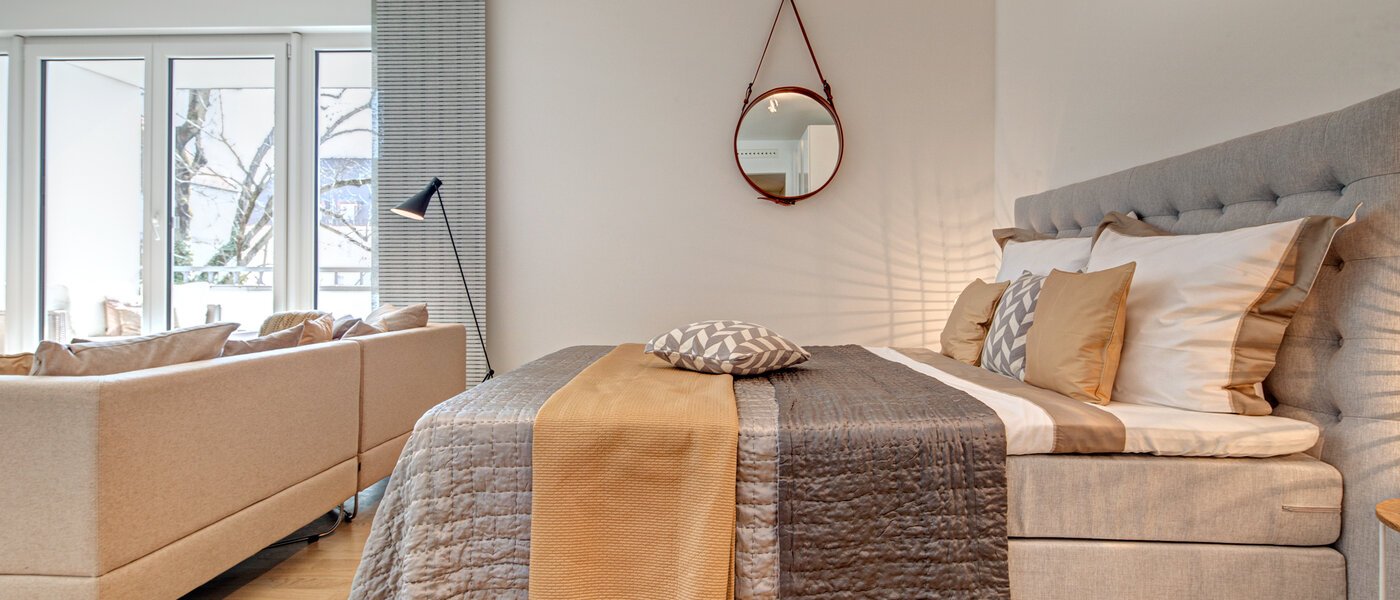 apartment München Schwanthalerhöhe 01 sleeping area 9378