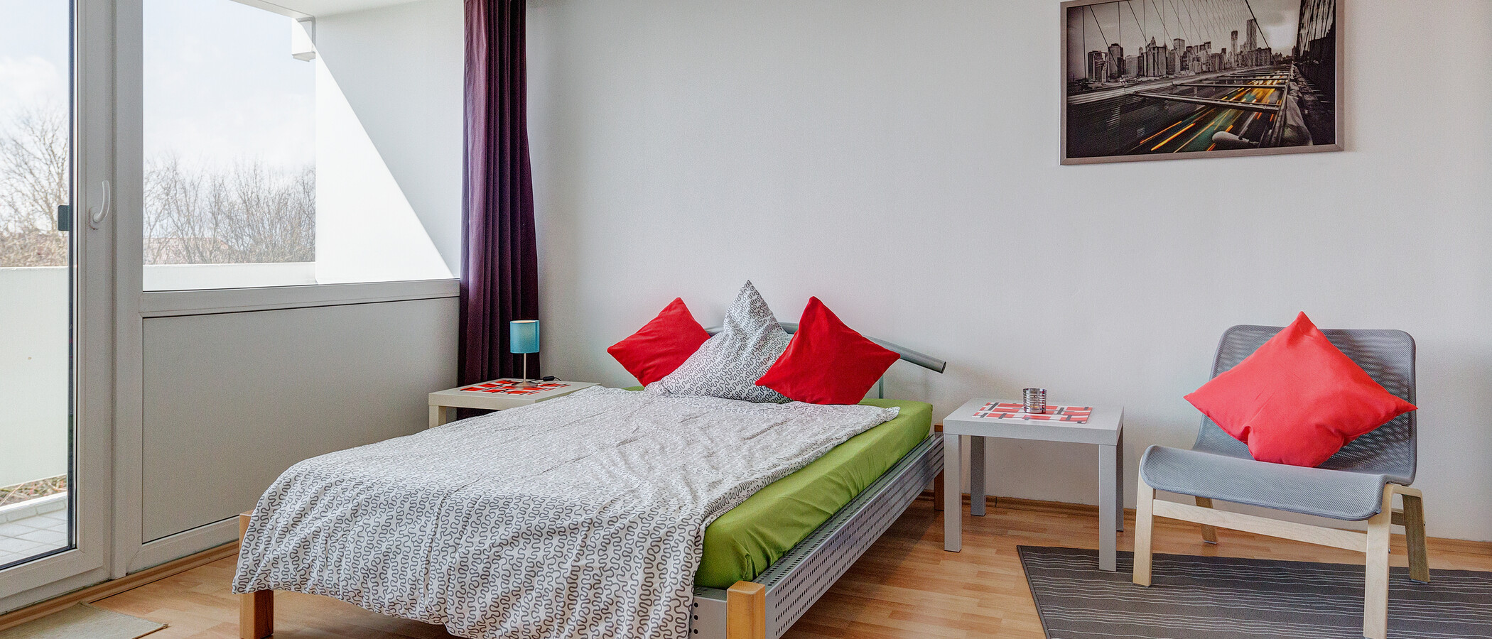 apartment München Sendling 01 sleeping area 9409