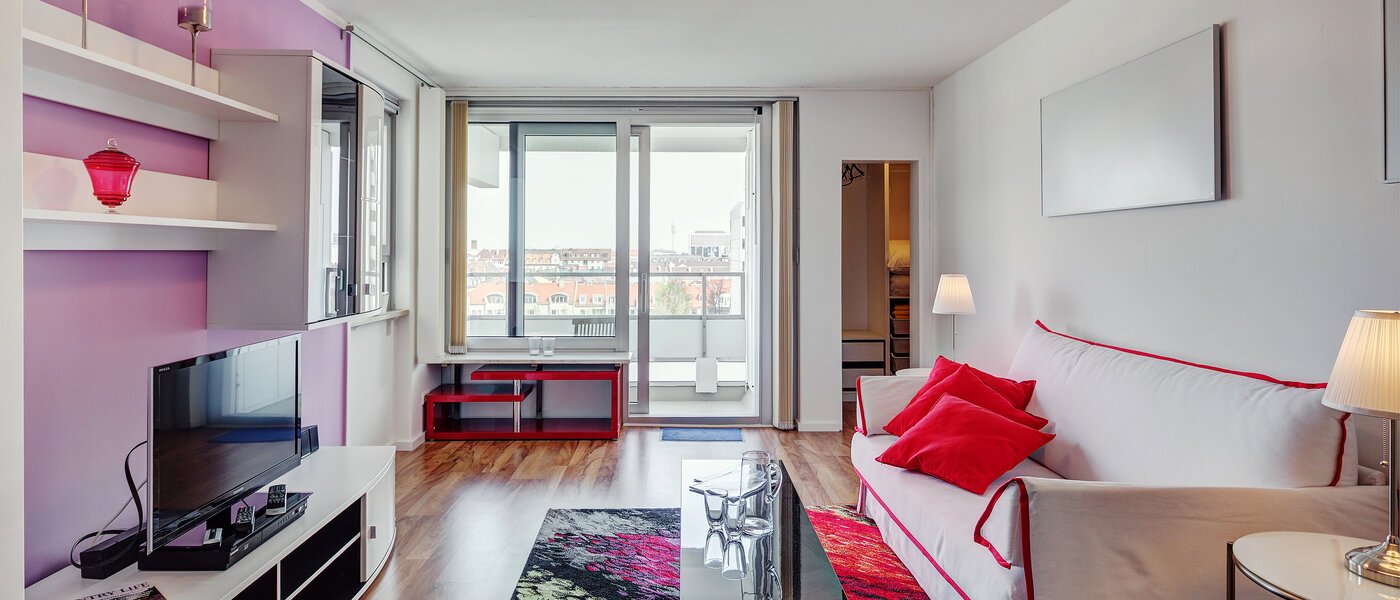 apartment München Schwanthalerhöhe 03 living room 9438