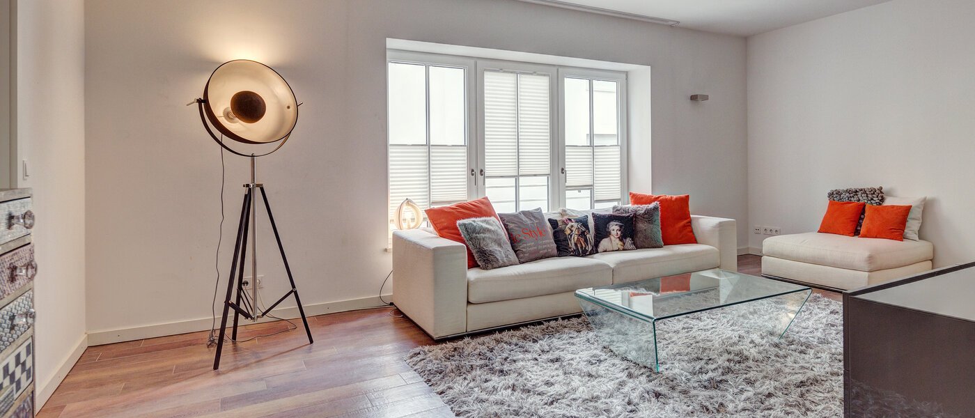 apartment München Lehel 02 living room 9478