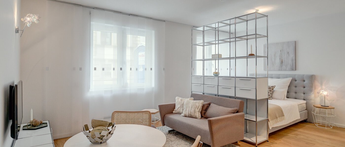 apartment München Schwabing (rechts der Leopoldstraße) 01 living room 9520