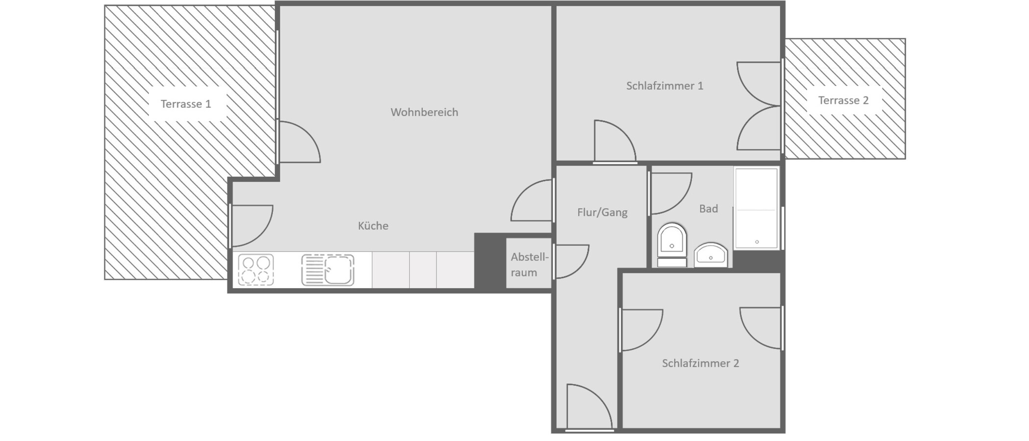 apartment Unterschleißheim Am Hart 01 floor plan 955