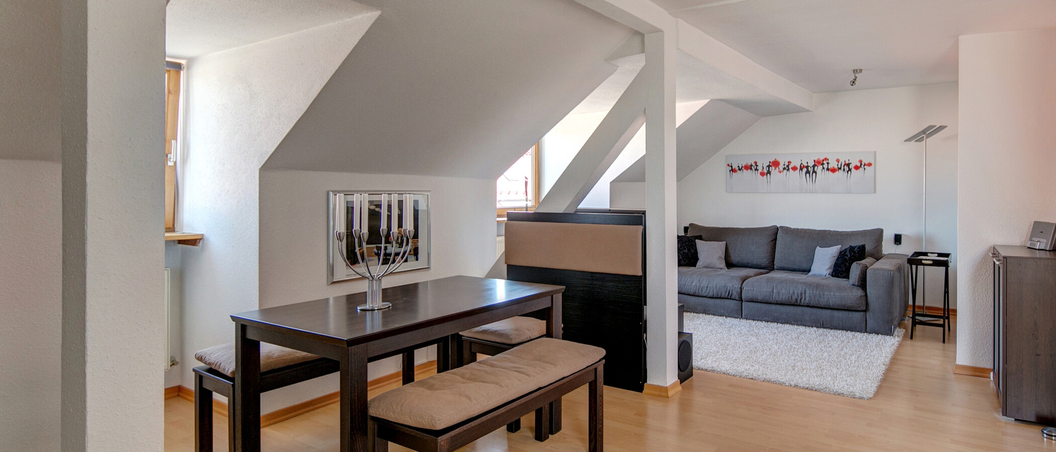 attic apartment München Haidhausen 01 living room 9579