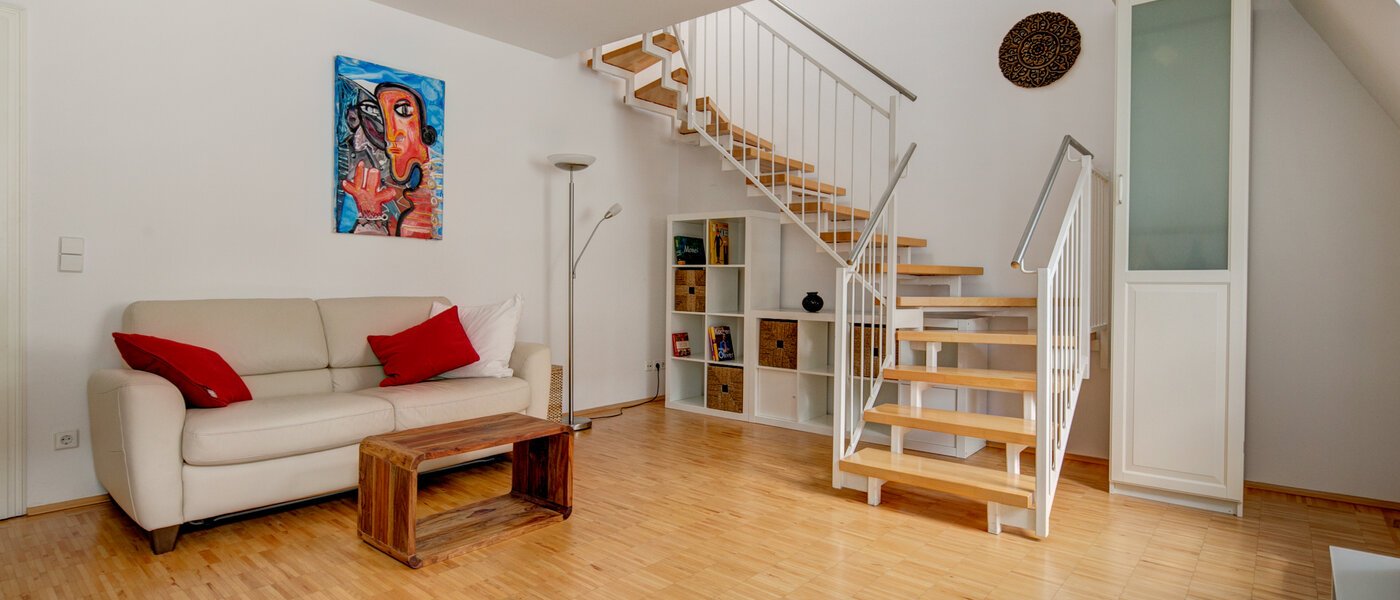 maisonette München Lehel 04 living room 9580