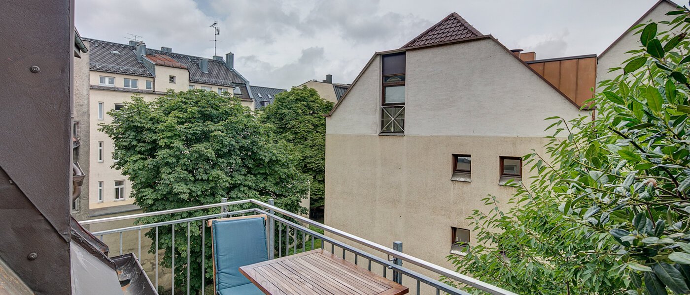 maisonette München Lehel 01 balcony 9580