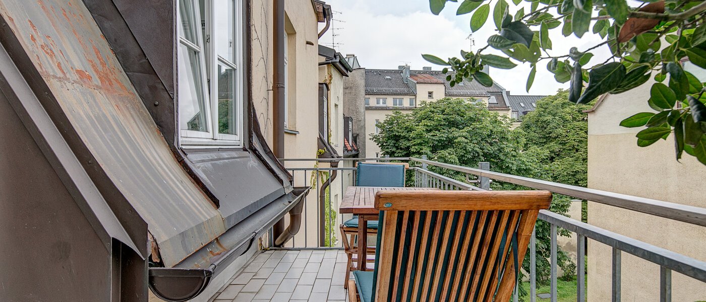 maisonette München Lehel 02 balcony 9580