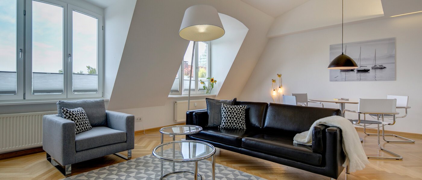 roof terrace apartment München Schwabing-Nord (zw. Belgrad- & Leopoldstraße) 01 living room 9584