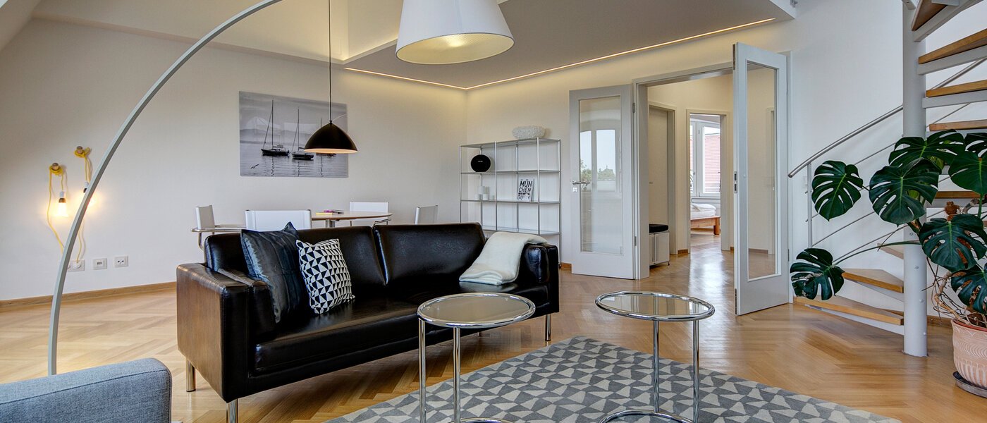 roof terrace apartment München Schwabing-Nord (zw. Belgrad- & Leopoldstraße) 02 living room 9584