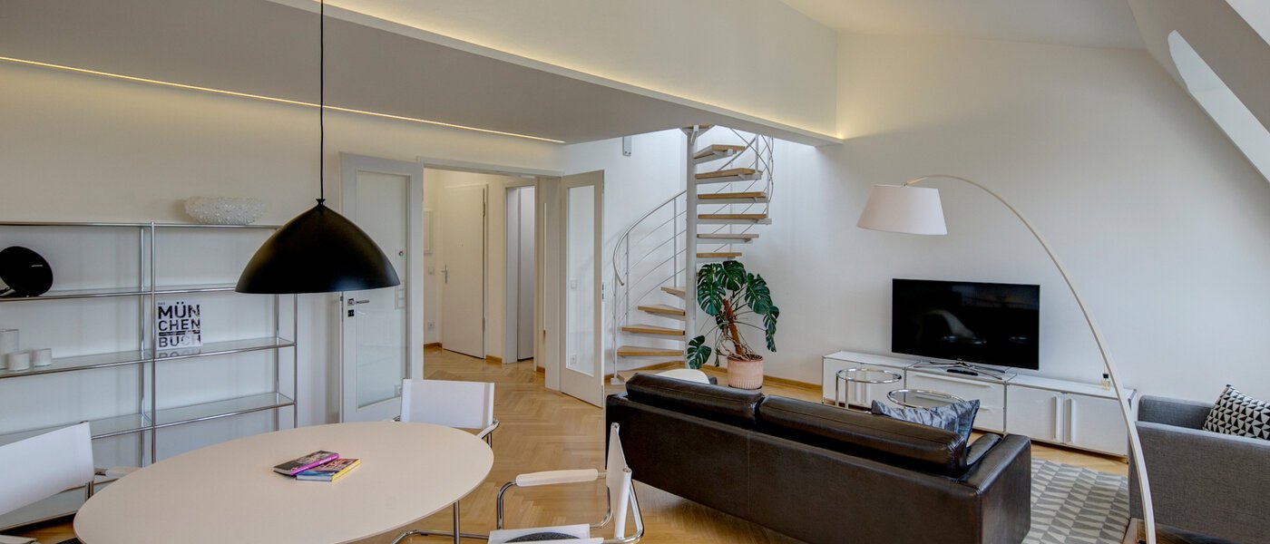 roof terrace apartment München Schwabing-Nord (zw. Belgrad- & Leopoldstraße) 04 living room 9584