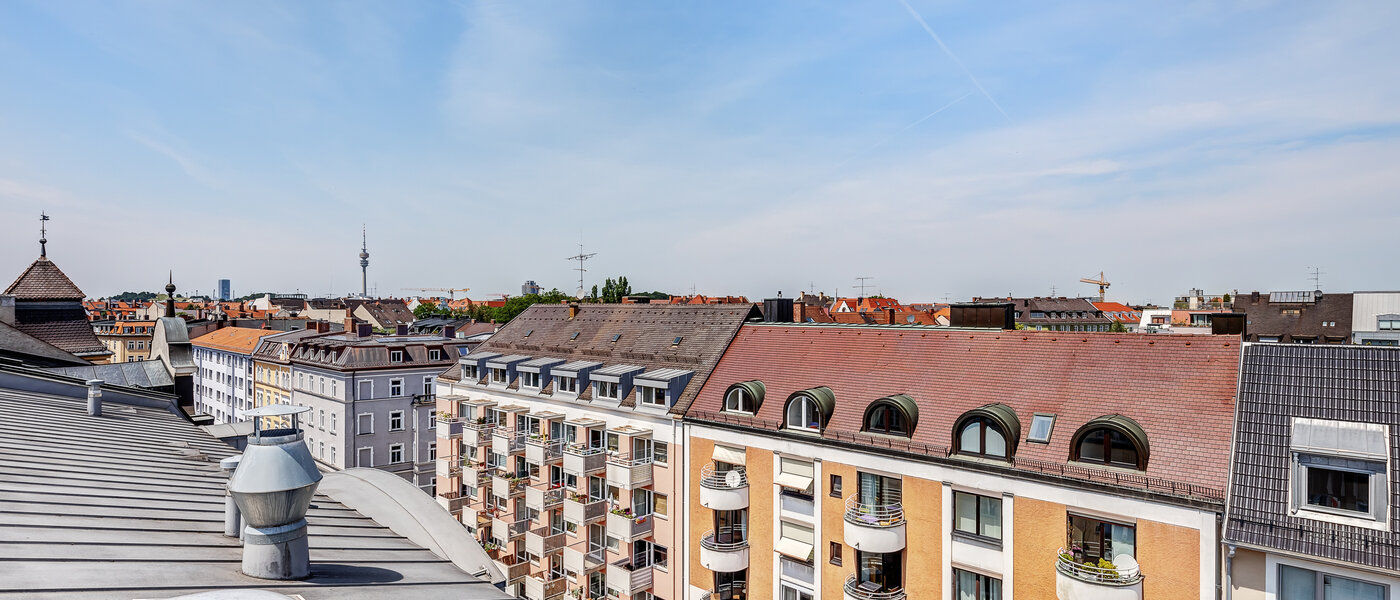 roof terrace apartment München Schwabing 03 view 9602
