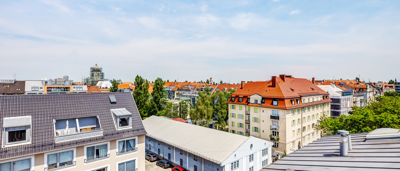 roof terrace apartment München Schwabing 04 view 9602