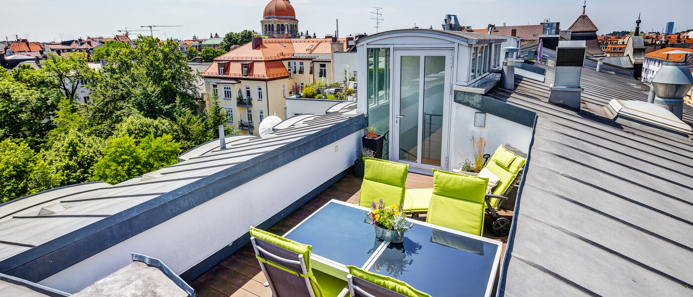 roof terrace apartment München Schwabing 01 roof terrace 9602