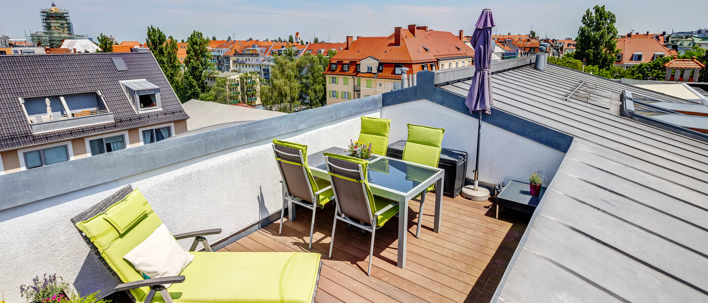 roof terrace apartment München Schwabing 02 roof terrace 9602