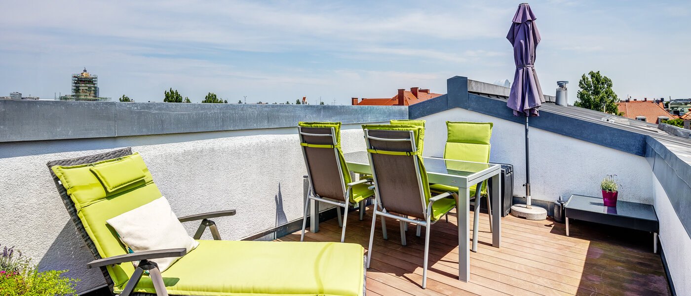 roof terrace apartment München Schwabing 03 roof terrace 9602
