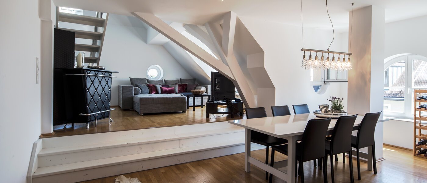 roof terrace apartment München Maxvorstadt - Universitätsviertel 01 living room 9606
