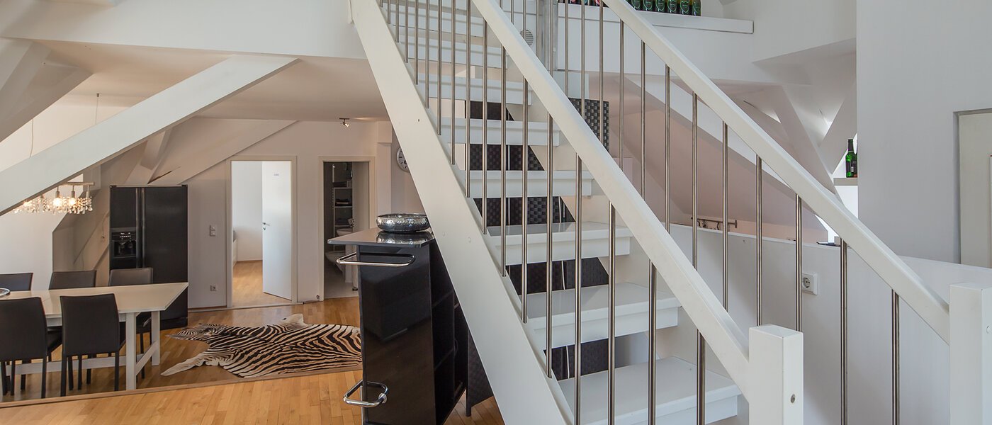 roof terrace apartment München Maxvorstadt - Universitätsviertel 03 living room 9606