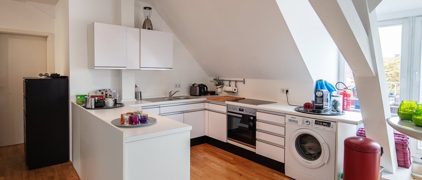 roof terrace apartment München Maxvorstadt - Universitätsviertel 01 kitchen 9606