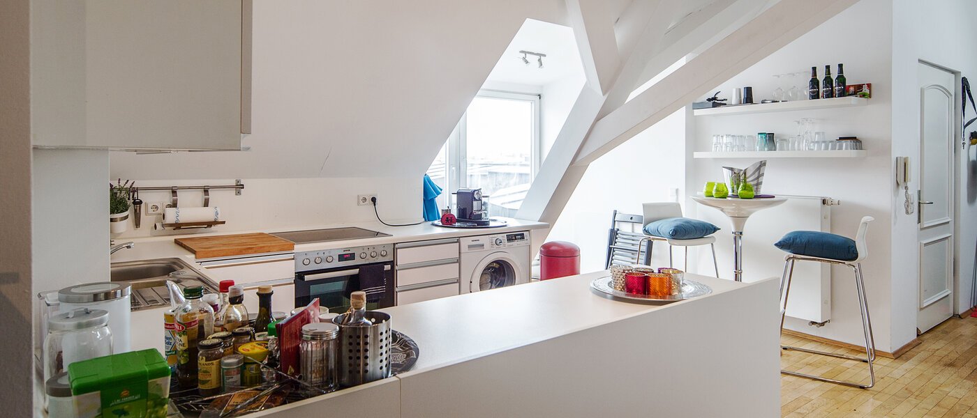 roof terrace apartment München Maxvorstadt - Universitätsviertel 03 kitchen 9606