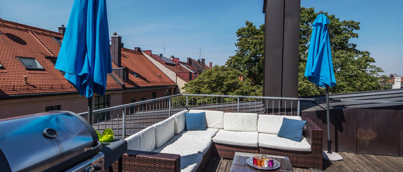 roof terrace apartment München Maxvorstadt - Universitätsviertel 01 terrace 9606