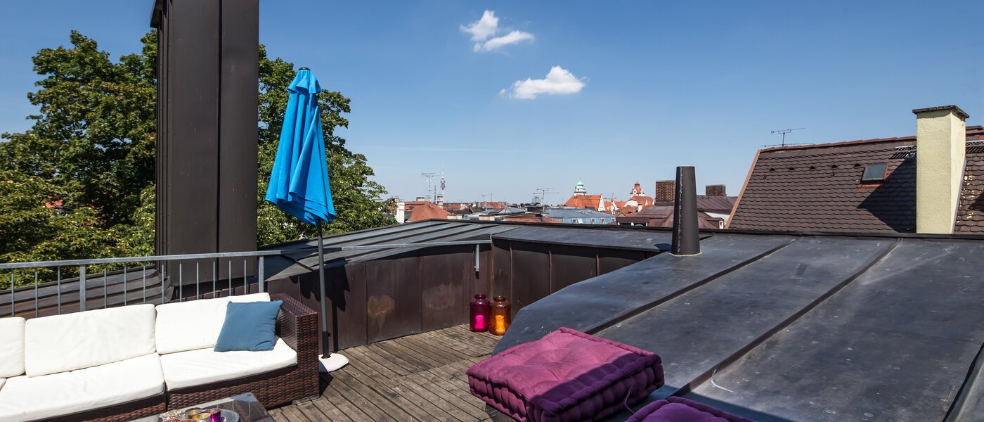 roof terrace apartment München Maxvorstadt - Universitätsviertel 03 terrace 9606