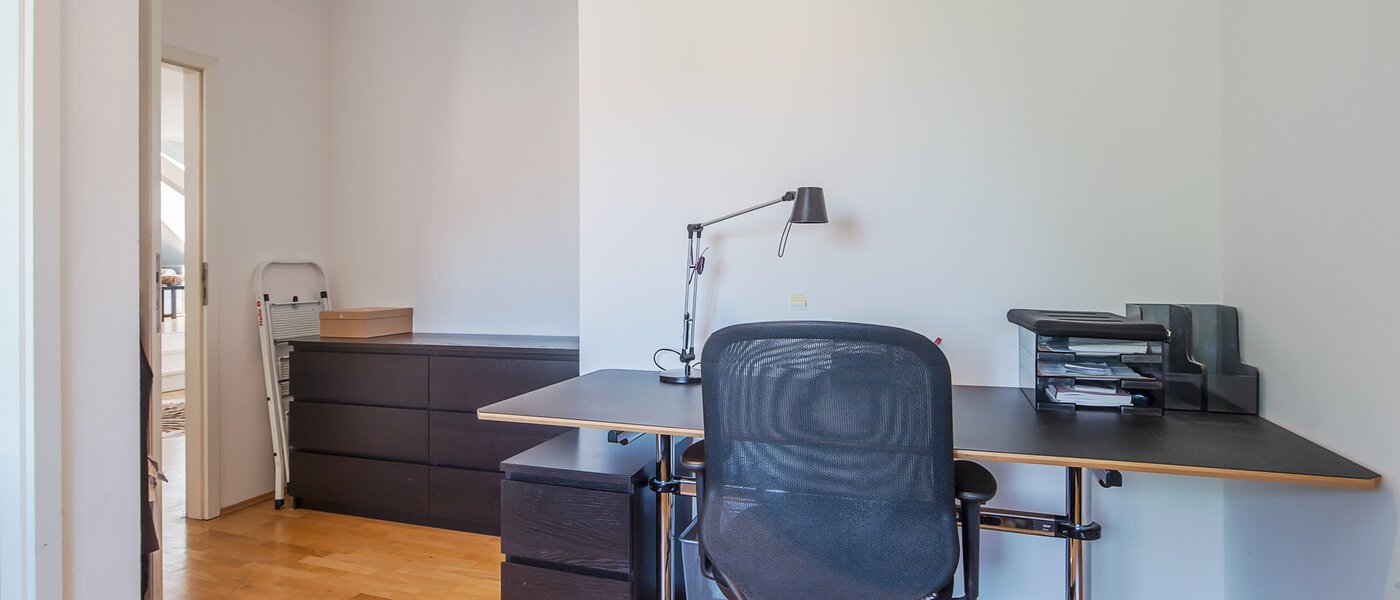 roof terrace apartment München Maxvorstadt - Universitätsviertel 04 sleeping area 9606