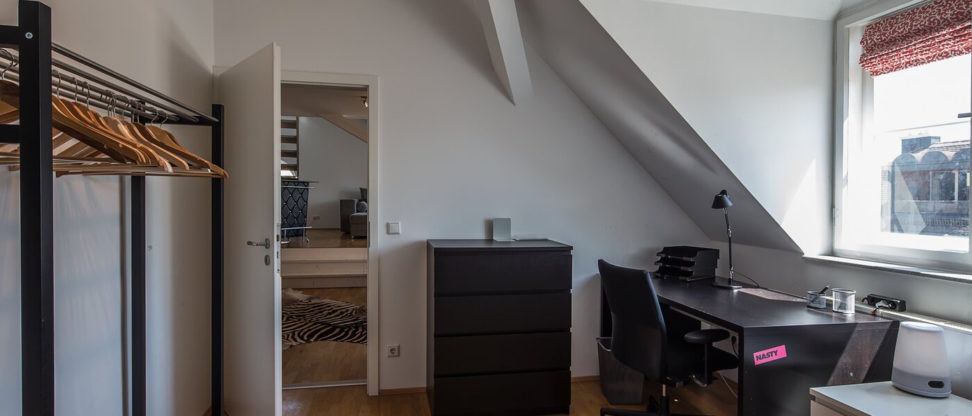 roof terrace apartment München Maxvorstadt - Universitätsviertel 02 2. sleeping area 9606