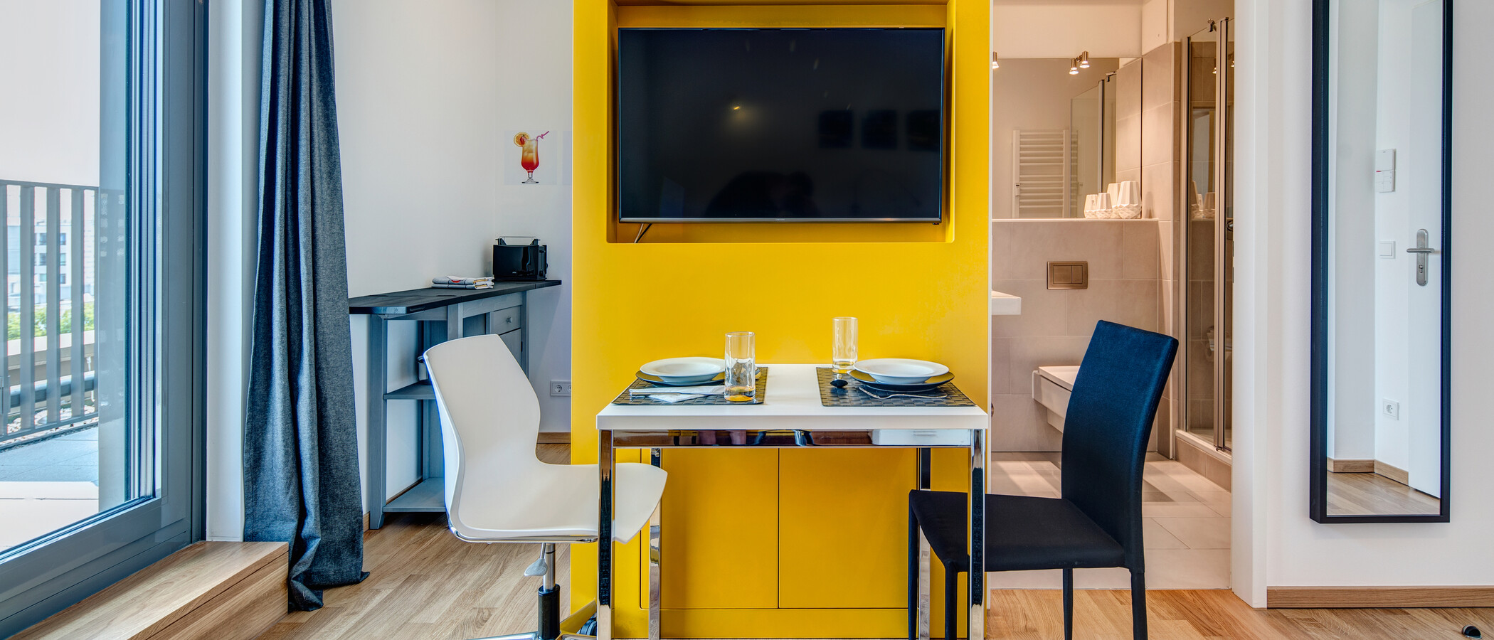 attic apartment München Giesing 04 living room 9613