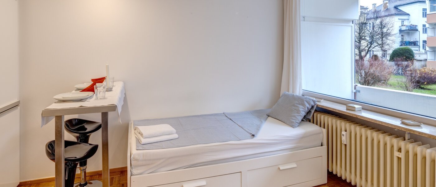 studio München Neuhausen 01 sleeping area 9615
