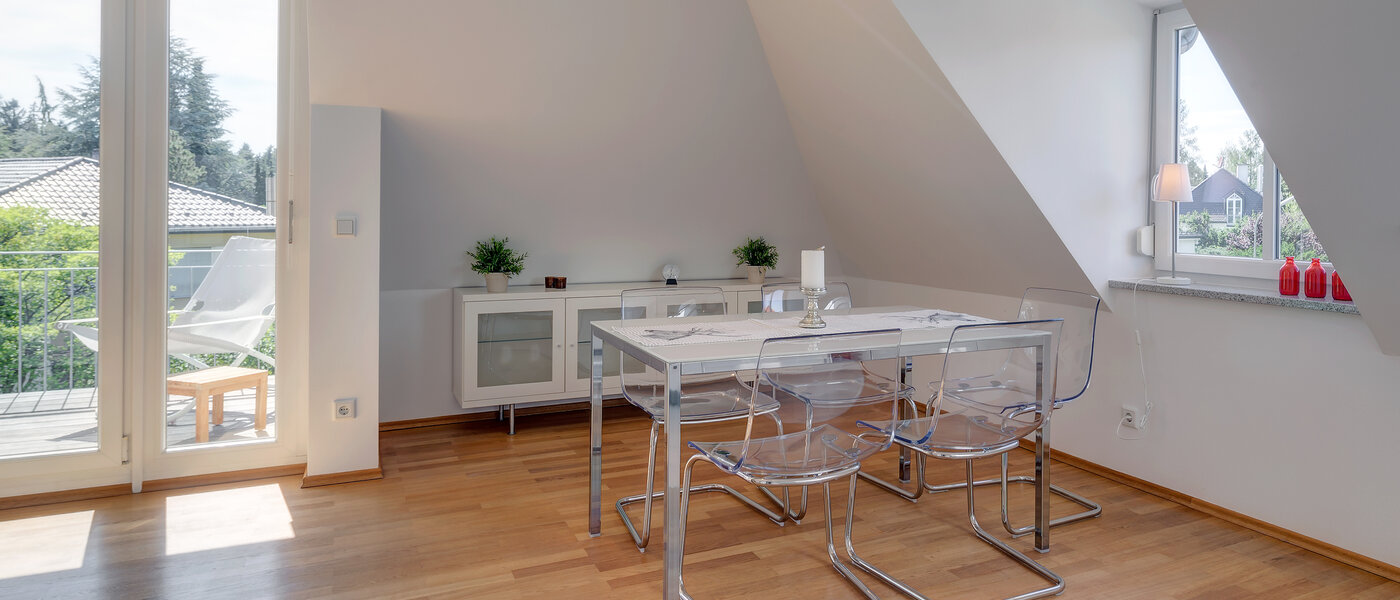 roof terrace apartment München Obermenzing 06 living room 9637