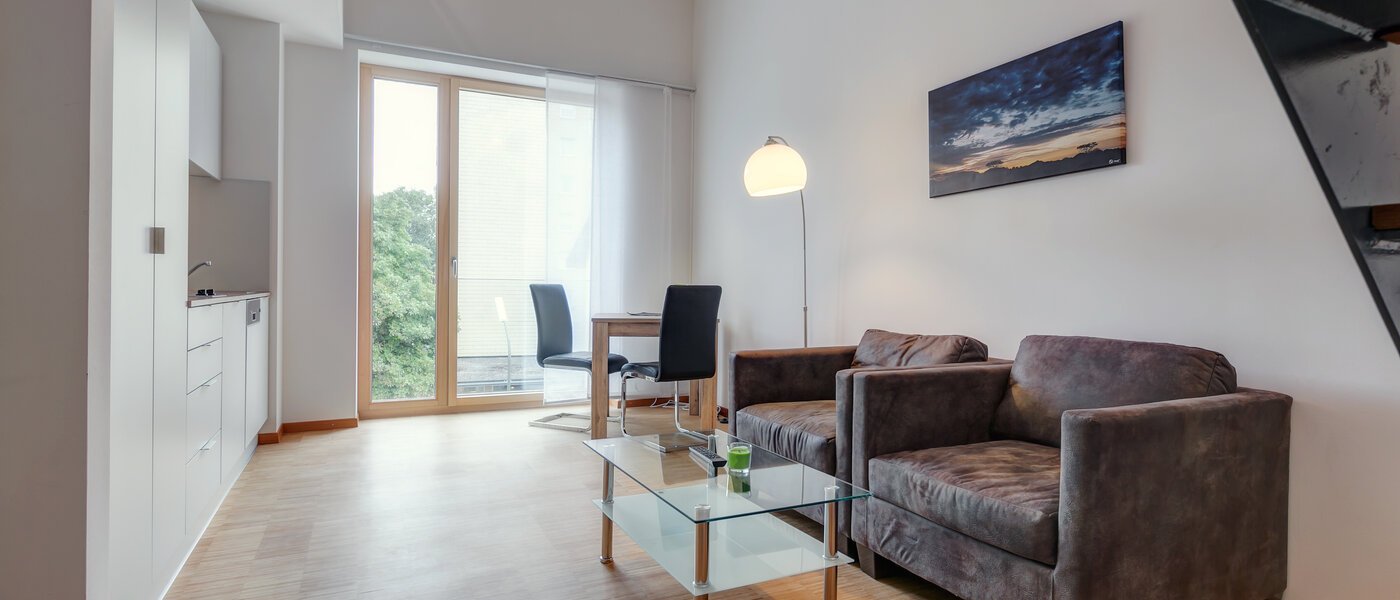 maisonette-gallery apartment Unterschleißheim Lohhof 03 living room 9676