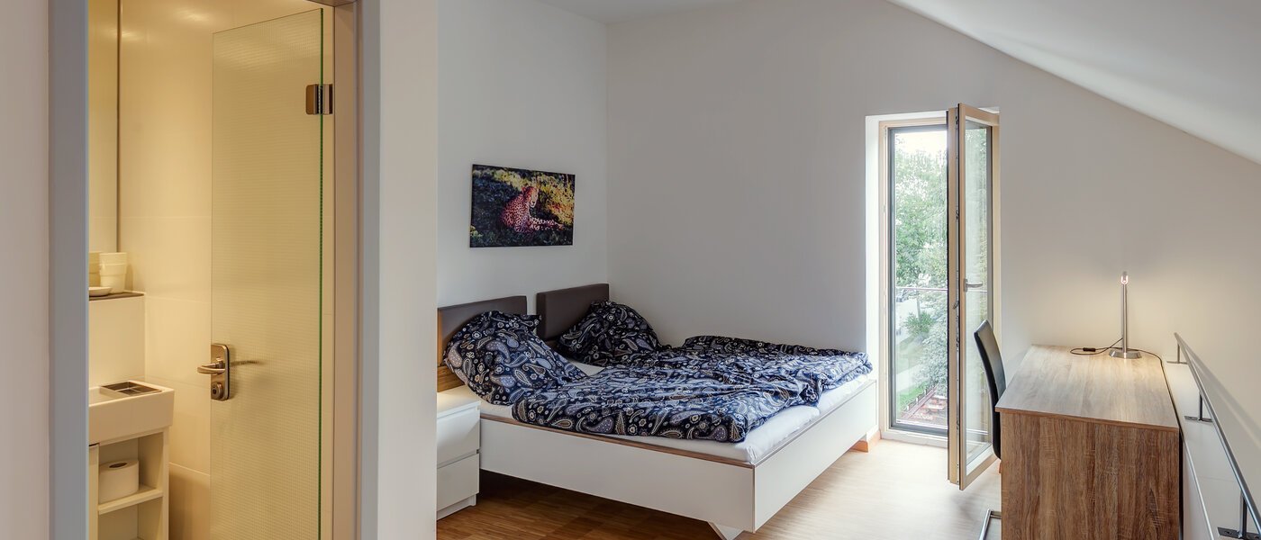 maisonette-gallery apartment Unterschleißheim Lohhof 02 sleeping area 9676