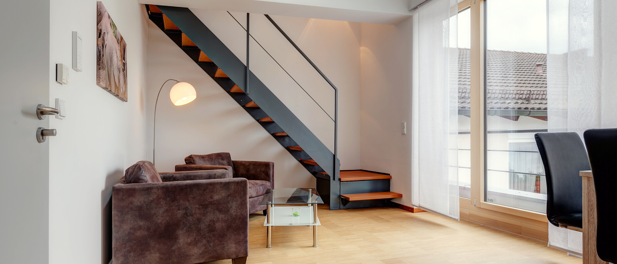 maisonette-gallery apartment Unterschleißheim Lohhof 01 living room 9677