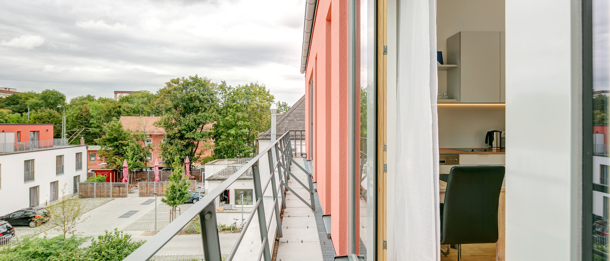 maisonette-gallery apartment Unterschleißheim Lohhof 02 balcony 9677