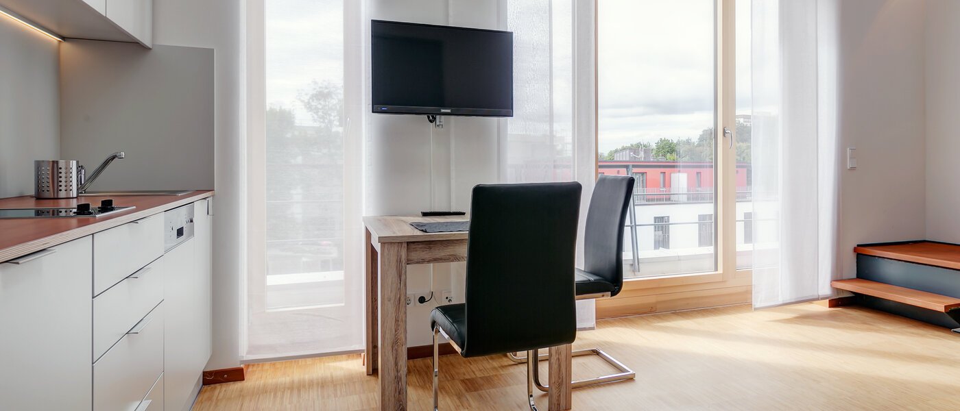 maisonette-gallery apartment Unterschleißheim 04 living room 9678