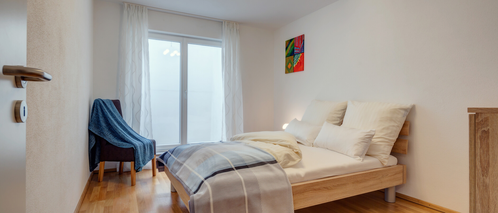 apartment with garden 	 München Forstenried 01 2. sleeping area 9703