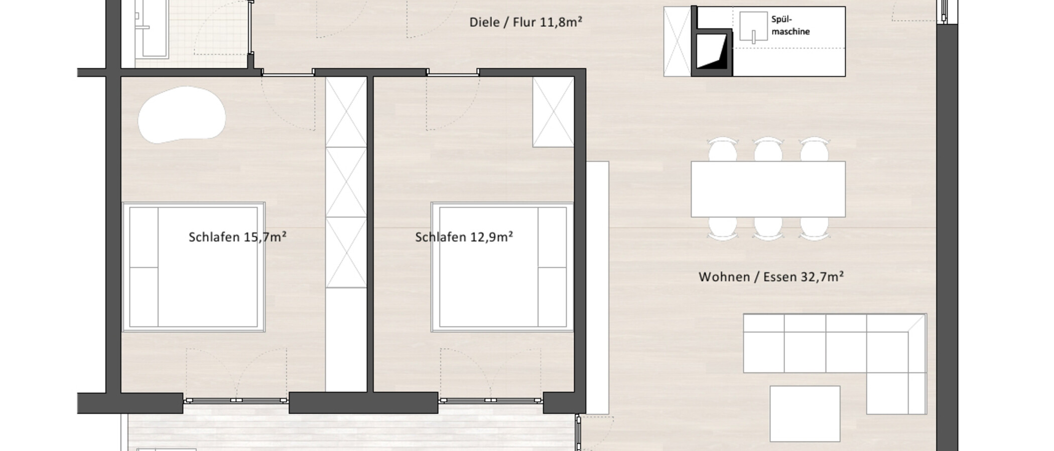 apartment München Herzogpark 01 floor plan 9714