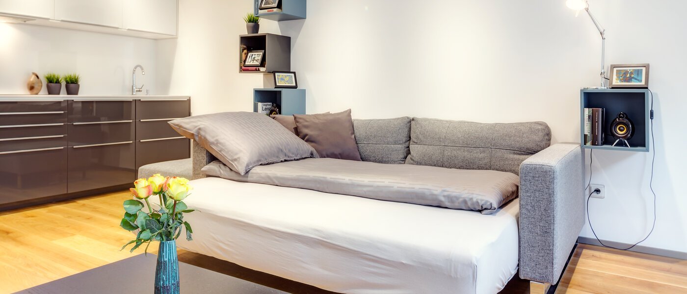 studio München Neuhausen 01 sleeping area 9737