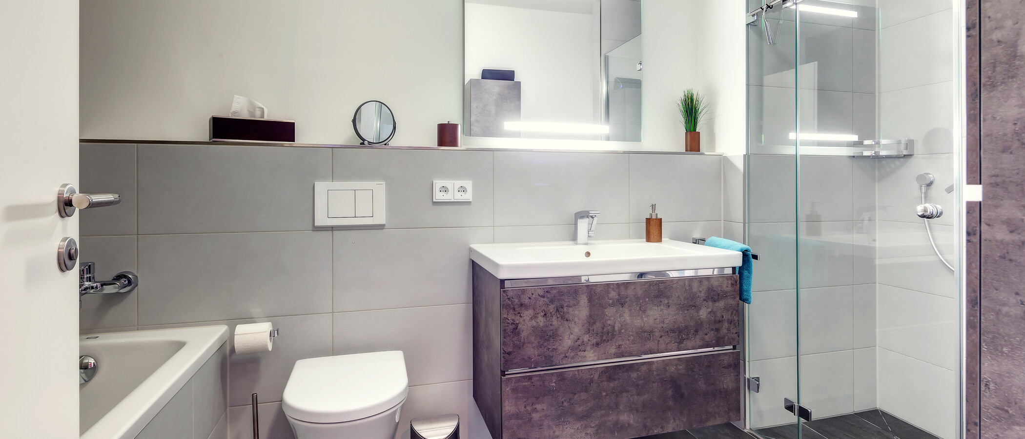 apartment München Obersendling 01 bathroom 9748