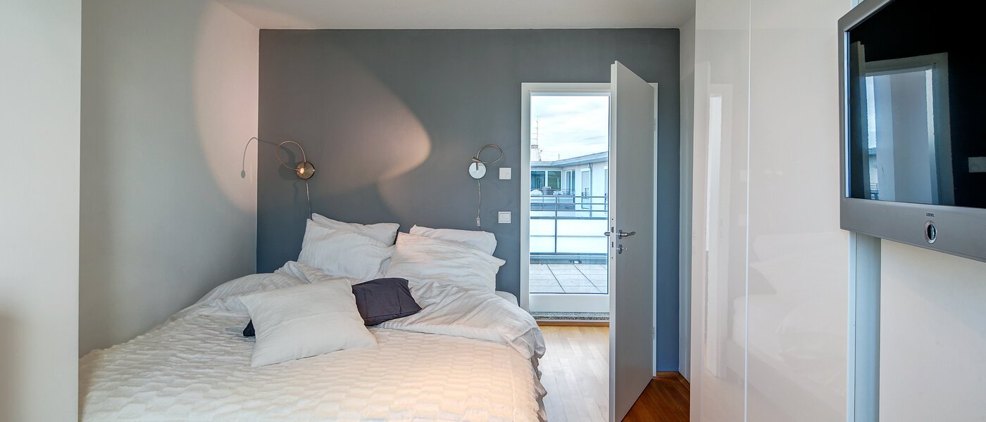 penthouse München Obergiesing 01 2. sleeping area 9778