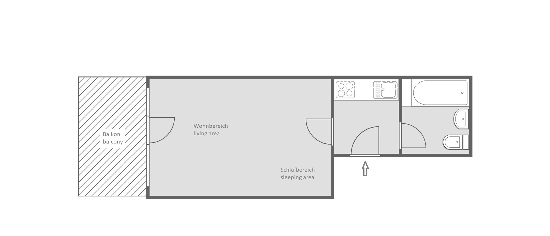 apartment München Olympiadorf 01 floor plan 9781