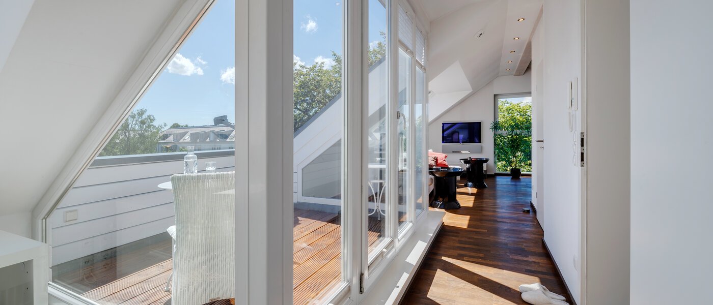 roof terrace apartment München Untermenzing 02 hall 9794