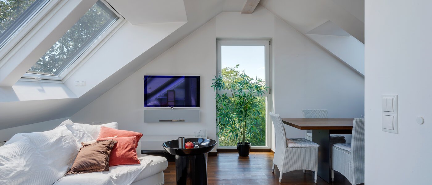 roof terrace apartment München Untermenzing 03 living area 9794