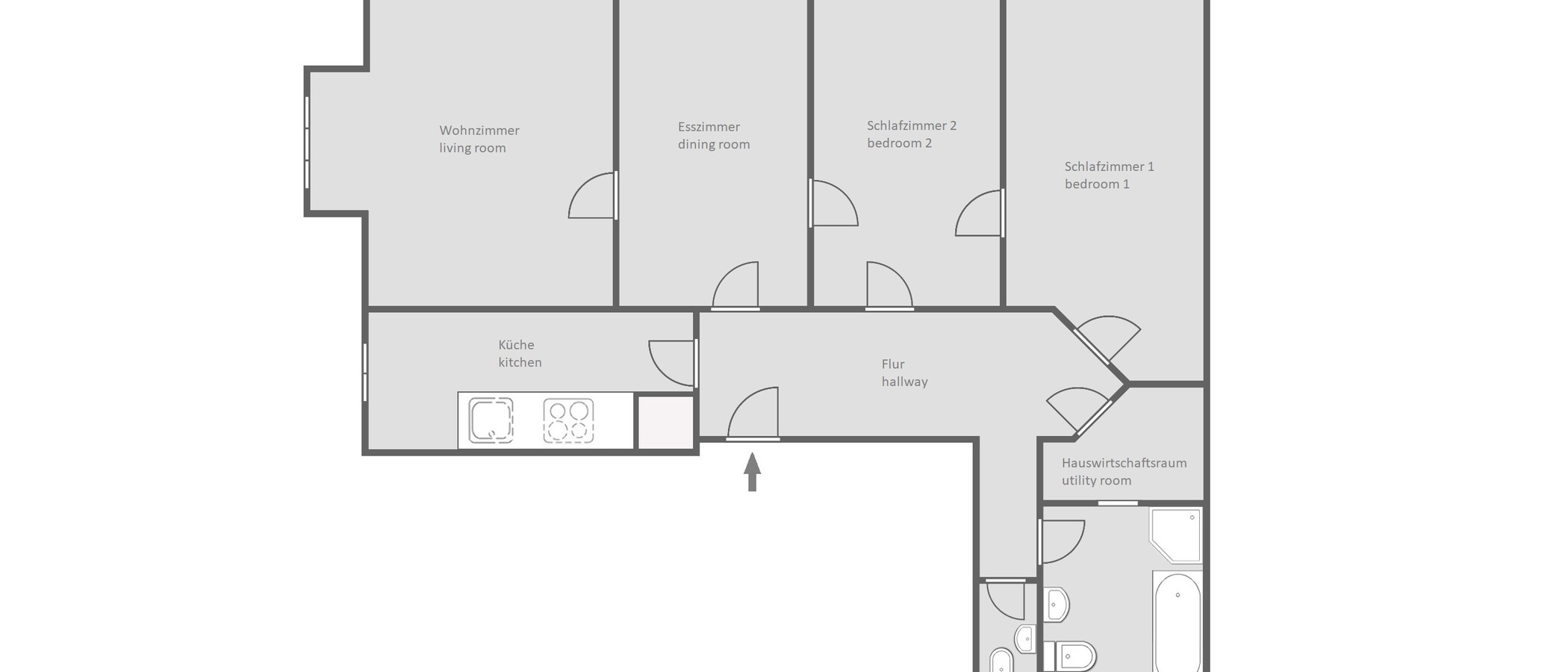 apartment München Schwabing-Nord (zw. Belgrad- & Leopoldstraße) 01 floor plan 9895