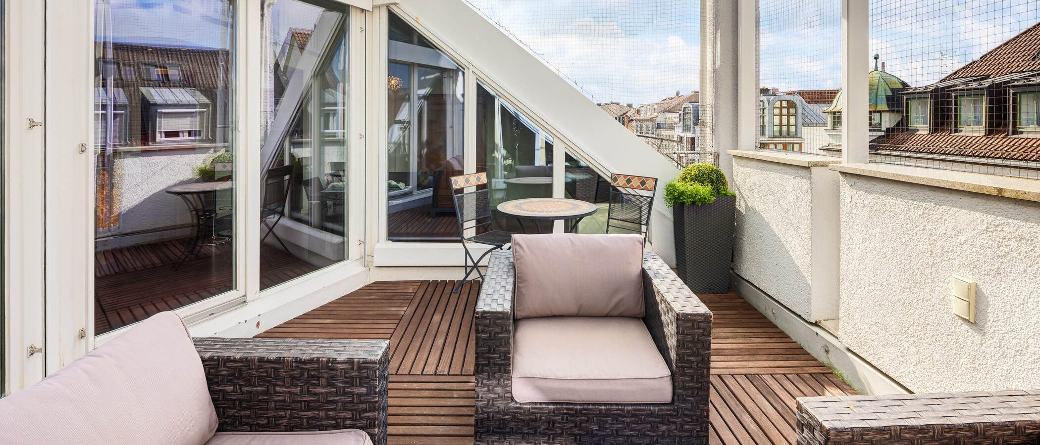 maisonette-gallery apartment München Maxvorstadt - Museumsviertel 03 roof terrace 9925